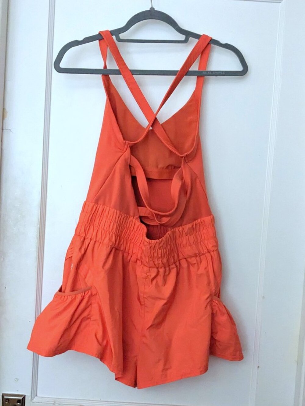 Free People Get Your Flirt On Shortsie Neon Coral Size M - Picture 6 of 10